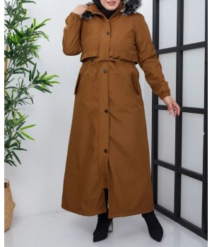 manteau femme extra long