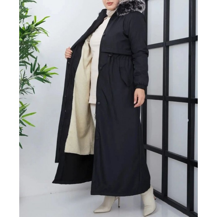 manteau noir femme taille 50