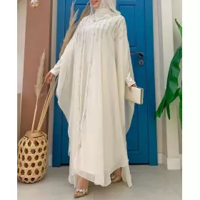 abaya blanche mariage