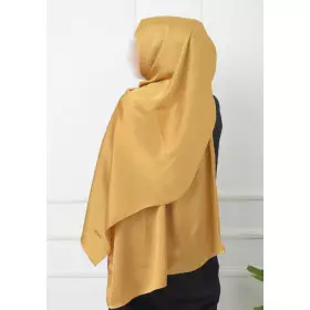 Hijab Satiné Doré - Voile,...