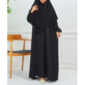 abaya femme noir