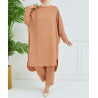 ensemble grande taille couleur camel