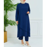 ensemble femme musulmane moderne bleu marine