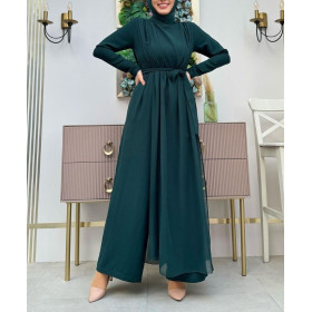 ensemble femme musulmane chic verte