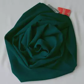 hijab crêpe vert