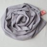 hijab crêpe gris