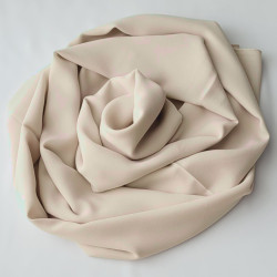 Hijab Crêpe Beige Clair - Voile ou Foulard - Sedef