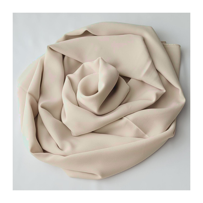 hijab crêpe beige clair