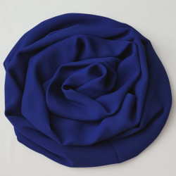 Hijab Crêpe Bleu Saphir - Voile ou Foulard - Sedef