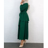 ensemble femme voilée moderne  vert