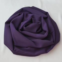 Hijab Soie de Médine Violet Foncé - Voile ou Foulard - Sedef