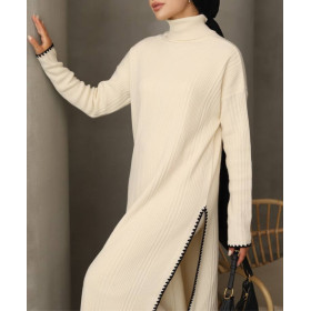 ensemble maille blanc