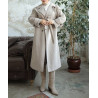 manteau hiver de couleur taupe