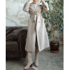 manteau mastour de couleur taupe