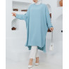 tunique femme voilée oversize